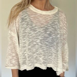 COTTON ON | KNIT COVER UP TOP | WHITE